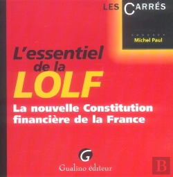 Bertrand.pt - L'Essentiel De La Lolf