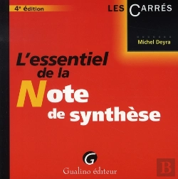 Bertrand.pt - L'Essentiel De La Note De Synthèse (4e Édition)