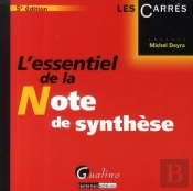 L'Essentiel De La Note De Synthèse (5e Édition)