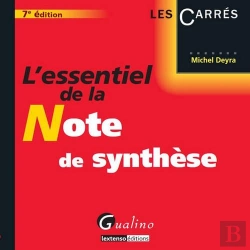 Bertrand.pt - L'Essentiel De La Note De Synthese, 7eme Edition