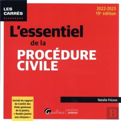 Bertrand.pt - L'Essentiel De La Procédure Civile : Enrichi Du Rapport Du Comité Des États Généraux De La Justice, 