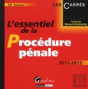 L'Essentiel De La Procedure Penale,12eme Edition