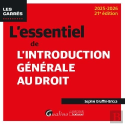 Bertrand.pt - L'Essentiel De L'Introduction Générale Au Droit (Édition 2025/2026)