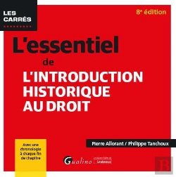 Bertrand.pt - L'Essentiel De L'Introduction Historique Au Droit : Avec Une Chronologie À Chaque Fin De Chapitre (8e Édition)