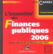 L'Essentiel Des Finances Publiques 2006