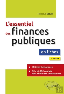Bertrand.pt - L'Essentiel Des Finances Publiques En Fiches (2e Édition)