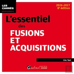 Bertrand.pt - L'Essentiel Des Fusions Et Acquisitions (Édition 2026/2027)