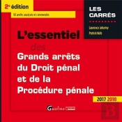 L'Essentiel Des Grands Arrêts De Droit Pénal Et De Procédure Pénale (Édition 2017/2018)