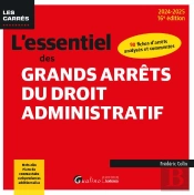 L'Essentiel Des Grands Arrêts Du Droit Administratif : 90 Fiches D'Arrêts Analysés Et Commentés (16e Édition)