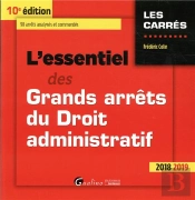 L'Essentiel Des Grands Arrêts Du Droit Administratif (Édition 2018/2019)