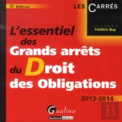 L'Essentiel Des Grands Arrets Du Droit Des Obligations, 5eme Edition