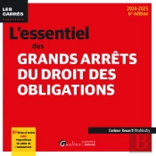 L'Essentiel Des Grands Arrêts Du Droit Des Obligations : 80 Fiches D'Arrêts Avec Propositions De Plans De Commentaire (Édition 2024/2025)