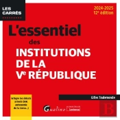 L'Essentiel Des Institutions De La Ve Republique