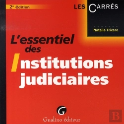 Bertrand.pt - L'Essentiel Des Institutions Judiciaires (2e Édition)