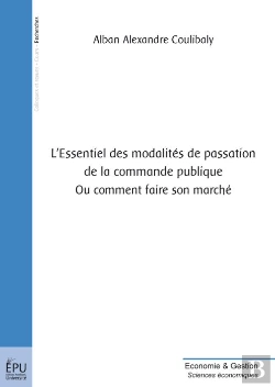 Bertrand.pt - L'Essentiel Des Modalités De Passation De La Commande Publique ; Ou Comment Faire Son Marché