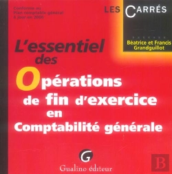 Bertrand.pt - L'Essentiel Des Operations De Fin D'Exercice En Comptabilite Generale