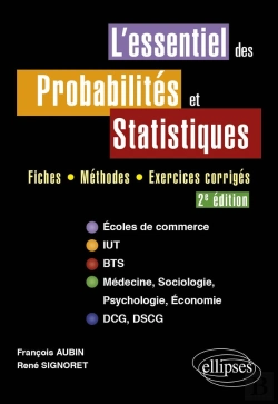 Bertrand.pt - L'Essentiel Des Probabilités Et Statistiques - Fiches, Méthodes, Exercices Corrigés - 2e Édition