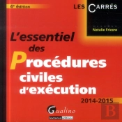 L'Essentiel Des Procedures Civiles D'Execution, 4eme Edition