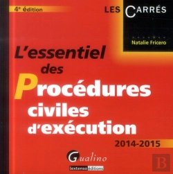 Bertrand.pt - L'Essentiel Des Procedures Civiles D'Execution, 4eme Edition