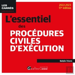 Bertrand.pt - L'Essentiel Des Procédures Civiles D'Exécution (Édition 2022/2023)