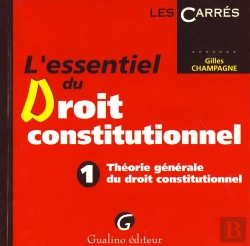 Bertrand.pt - L'Essentiel Du Droit Constitutionnel T.1 Theorie