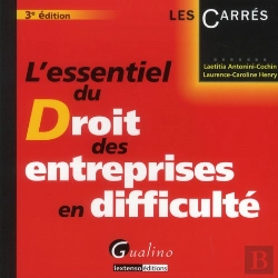 Bertrand.pt - L'Essentiel Du Droit De Entreprises En Difficultes - 3eme Edition