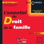 L'Essentiel Du Droit De La Famille, 12eme Edition