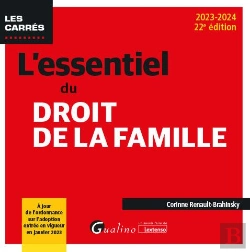 Bertrand.pt - L'Essentiel Du Droit De La Famille, 22eme Edition