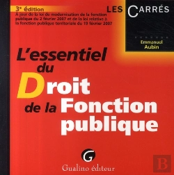 Bertrand.pt - L'Essentiel Du Droit De La Fonction Publique