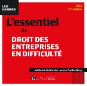 L'Essentiel Du Droit Des Entreprises En Difficulte, 11eme Edition