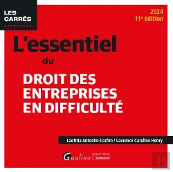 Bertrand.pt - L'Essentiel Du Droit Des Entreprises En Difficulte, 11eme Edition