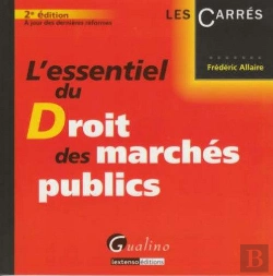 Bertrand.pt - L'Essentiel Du Droit Des Marches Publics