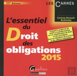 Bertrand.pt - L'Essentiel Du Droit Des Obligations (Édition 2015)