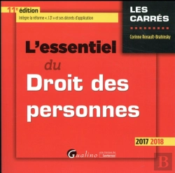 Bertrand.pt - L'Essentiel Du Droit Des Personnes 11eme Edition