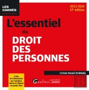 L'Essentiel Du Droit Des Personnes, 17eme Edition