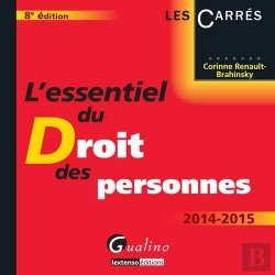 Bertrand.pt - L'Essentiel Du Droit Des Personnes 2014-2015, 8eme Edition
