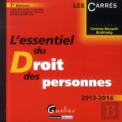 L'Essentiel Du Droit Des Personnes, 7eme Edition