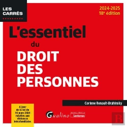 Bertrand.pt - L'Essentiel Du Droit Des Personnes