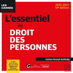 Bertrand.pt - L'Essentiel Du Droit Des Personnes (Édition 2025/2026)