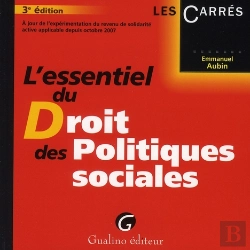 Bertrand.pt - L'Essentiel Du Droit Des Politiques Sociales
