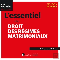 Bertrand.pt - L'Essentiel Du Droit Des Regimes Matrimoniaux, 14eme Edition