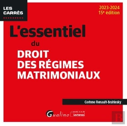 Bertrand.pt - L'Essentiel Du Droit Des Regimes Matrimoniaux, 15eme Edition