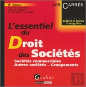 L'Essentiel Du Droit Des Sociétés (8e Édition)