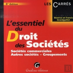 Bertrand.pt - L'Essentiel Du Droit Des Sociétés