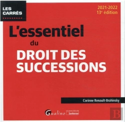 Bertrand.pt - L'Essentiel Du Droit Des Successions, 13eme Edition