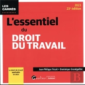 L'Essentiel Du Droit Du Travail : Le Droit Du Travail Applicable En 2023 (23e Édition)