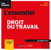 L'Essentiel Du Droit Du Travail : Le Droit Du Travail Applicable En 2025 (Édition 2025)