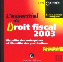 Bertrand.pt - L'Essentiel Du Droit Fiscal 2003
