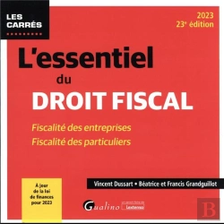 Bertrand.pt - L'Essentiel Du Droit Fiscal, 23eme Edition - Fiscalite Des Entreprises - Fiscalite Des Particuliers