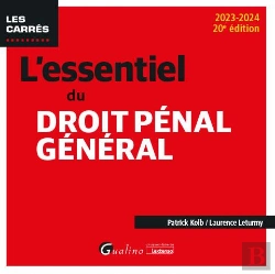 Bertrand.pt - L'Essentiel Du Droit Penal General, 20eme Edition